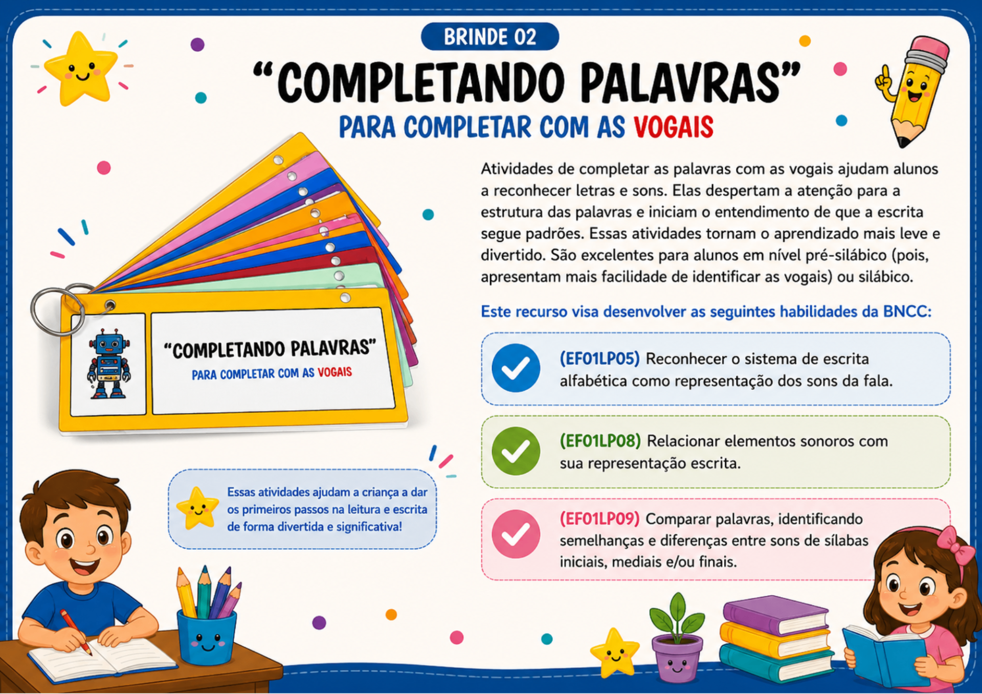 Bônus 2 Completando Palavras com Vogais