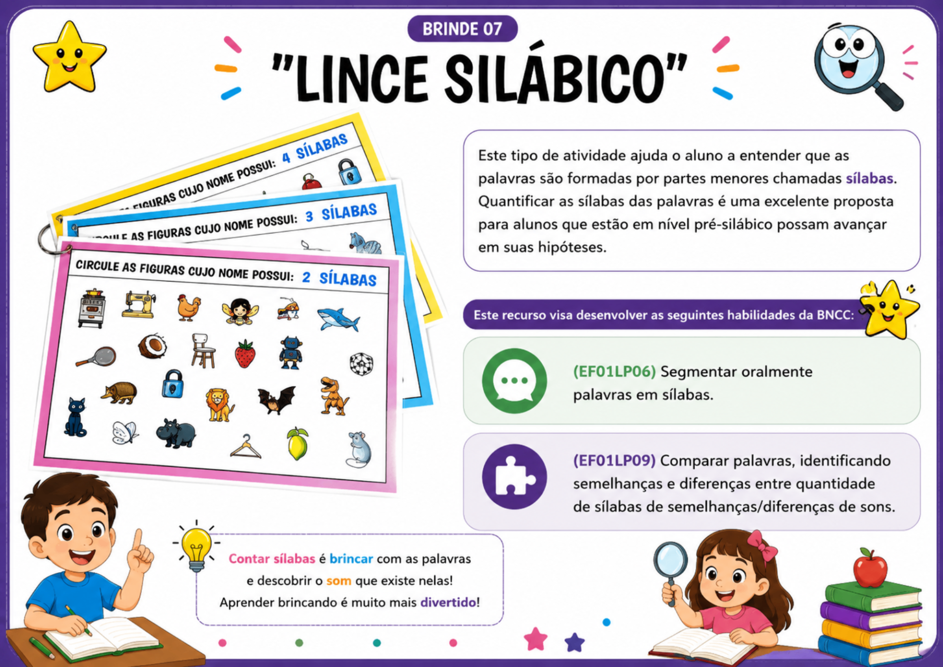 Bônus 7 Lince Silábico